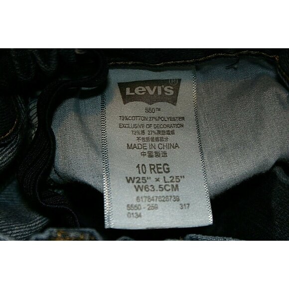 Levi's jeans boys 10 550 relaxed youth 22 x 25 adjustable blue - Picture 4 of 12
